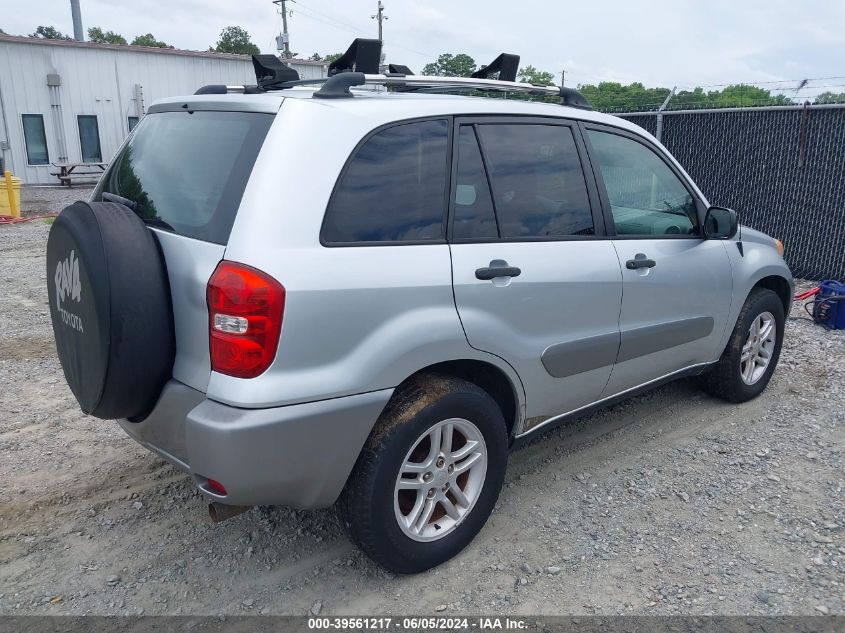 2004 Toyota Rav4 VIN: JTEGD20V540001169 Lot: 39561217