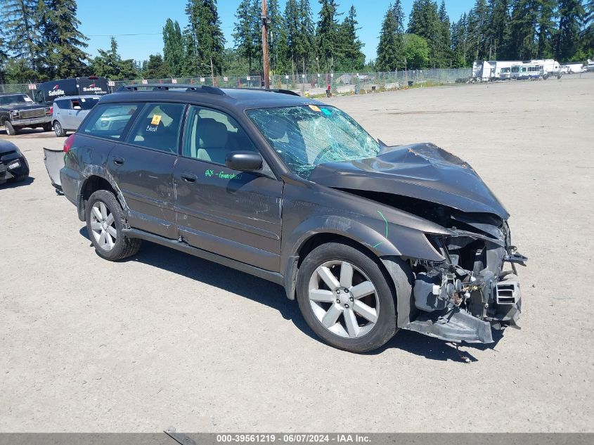 2008 Subaru Outback VIN: 4S4BP61C187339428 Lot: 39561219