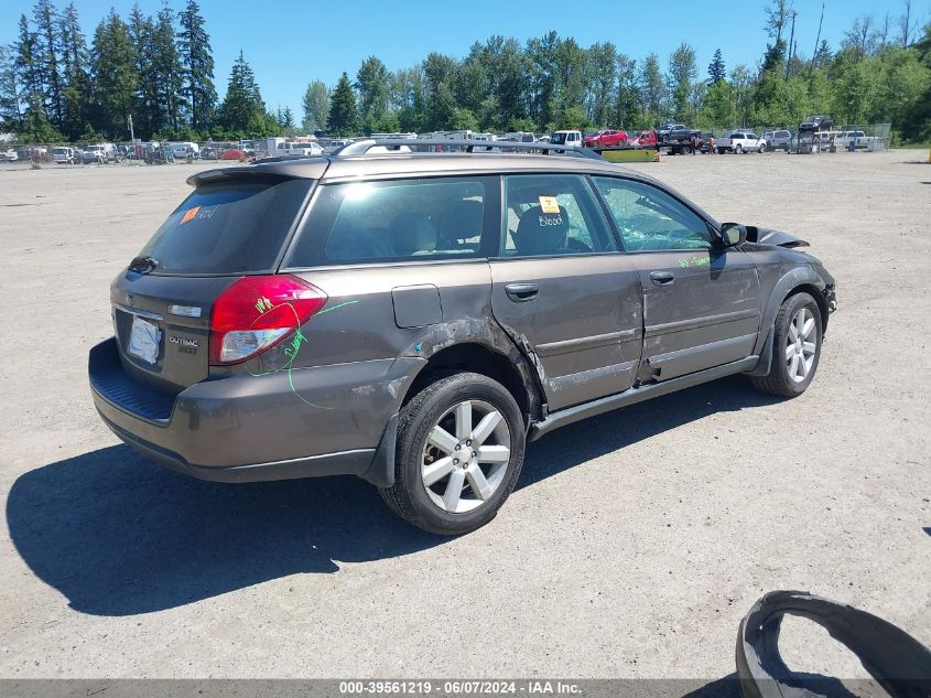 2008 Subaru Outback VIN: 4S4BP61C187339428 Lot: 39561219