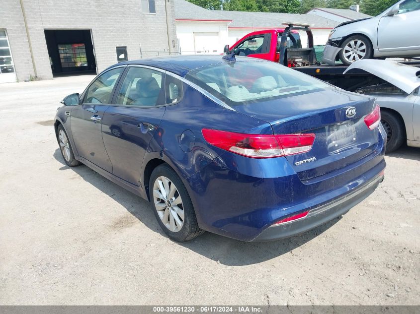 2016 Kia Optima Lx VIN: 5XXGT4L3XGG037648 Lot: 39561230