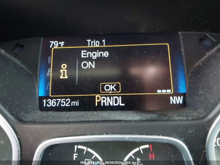 2015 Ford Focus Se VIN: 1FADP3F26FL295626 Lot: 39561238