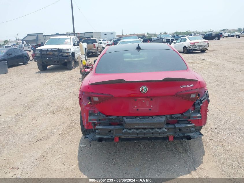 2017 Alfa Romeo Giulia Rwd VIN: ZARFAEBN6H7556383 Lot: 39561239