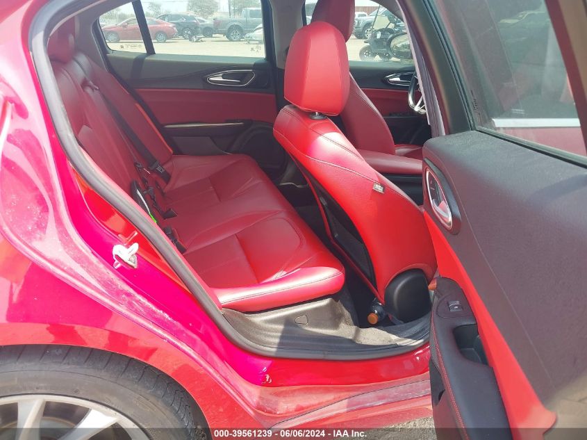 2017 Alfa Romeo Giulia Rwd VIN: ZARFAEBN6H7556383 Lot: 39561239