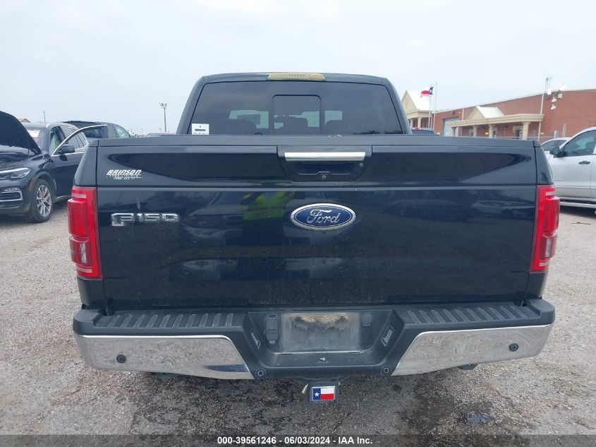 2017 Ford F-150 Lariat VIN: 1FTEW1CF7HKC81899 Lot: 39561246