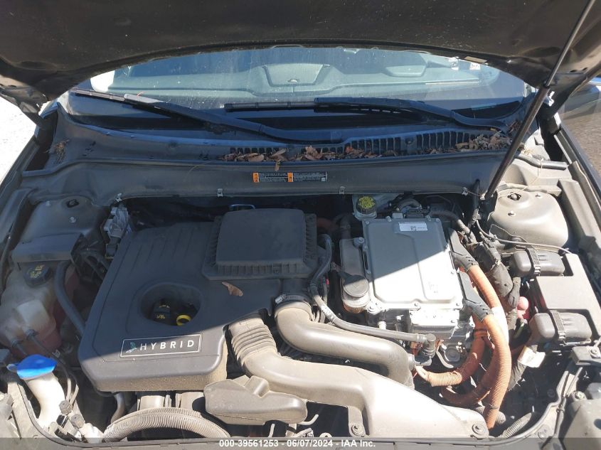 2016 Lincoln Mkz Hybrid VIN: 3LN6L2LU0GR607694 Lot: 39561253