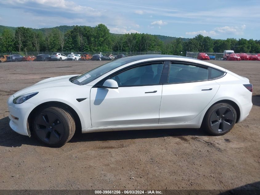 2023 Tesla Model 3 Rear-Wheel Drive VIN: 5YJ3E1EA7PF608888 Lot: 39561256