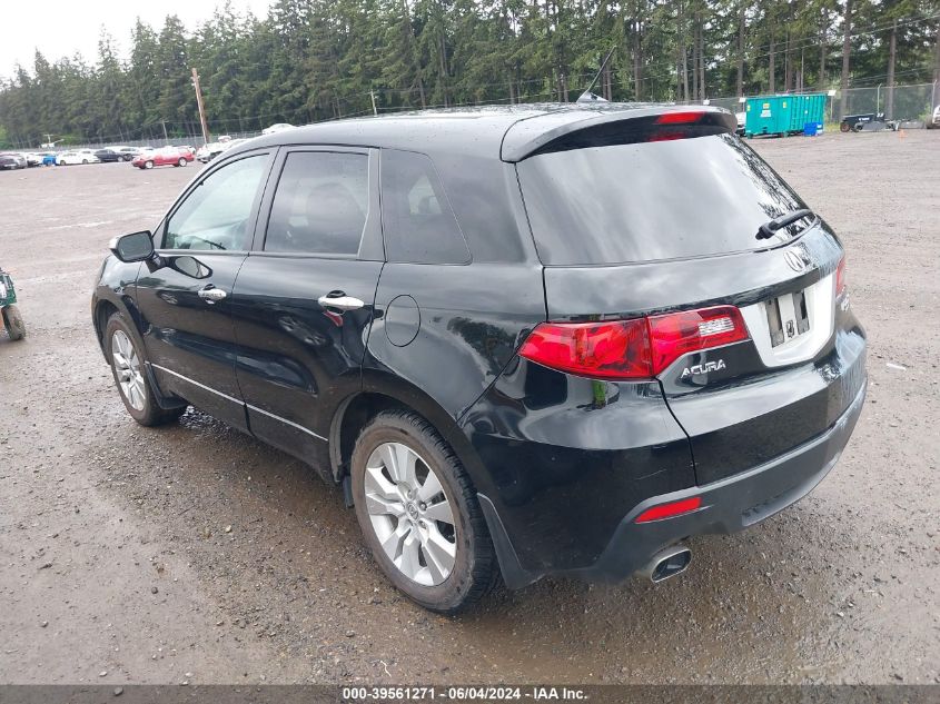 2011 Acura Rdx VIN: 5J8TB2H28BA003526 Lot: 39561271