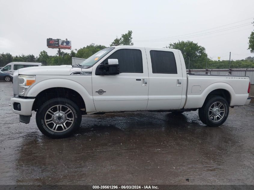 2014 Ford F-250 Lariat VIN: 1FT7W2BT6EEA20988 Lot: 39561296