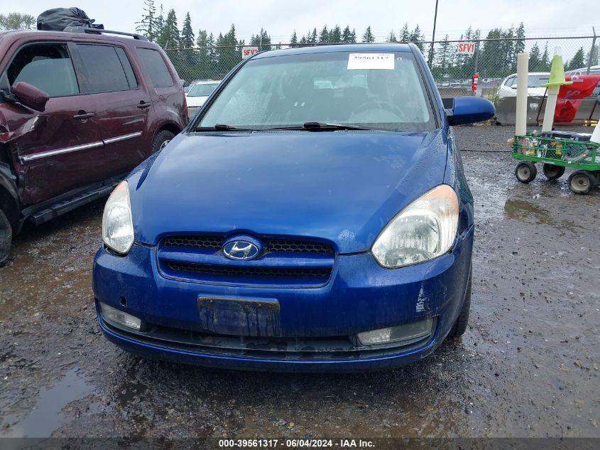 2007 Hyundai Accent Se VIN: KMHCN36C47U012636 Lot: 39561317