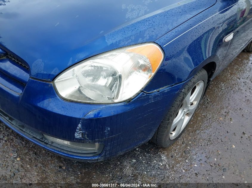 2007 Hyundai Accent Se VIN: KMHCN36C47U012636 Lot: 39561317