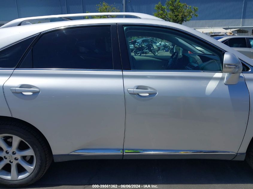 2012 Lexus Rx 350 VIN: 2T2BK1BA7CC149462 Lot: 39561362