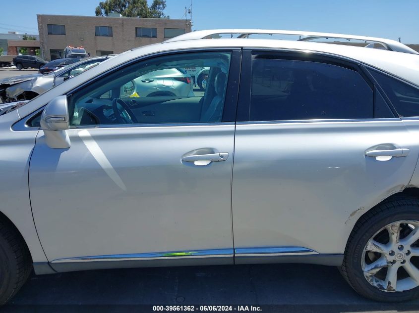 2012 Lexus Rx 350 VIN: 2T2BK1BA7CC149462 Lot: 39561362