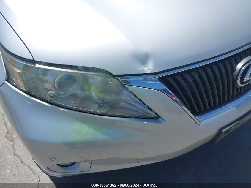 2012 Lexus Rx 350 VIN: 2T2BK1BA7CC149462 Lot: 39561362