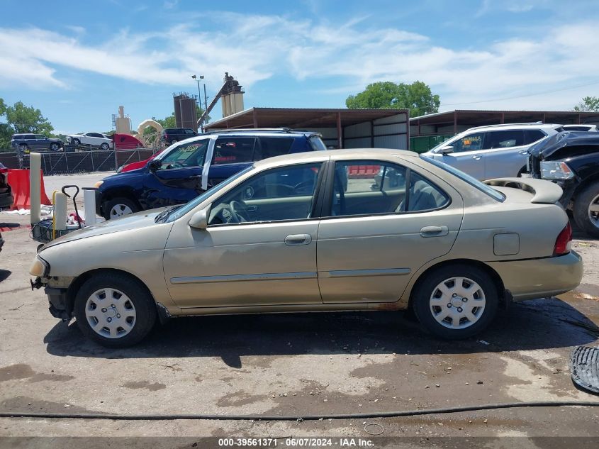 2002 Nissan Sentra Gxe VIN: 3N1CB51A72L554771 Lot: 39561371