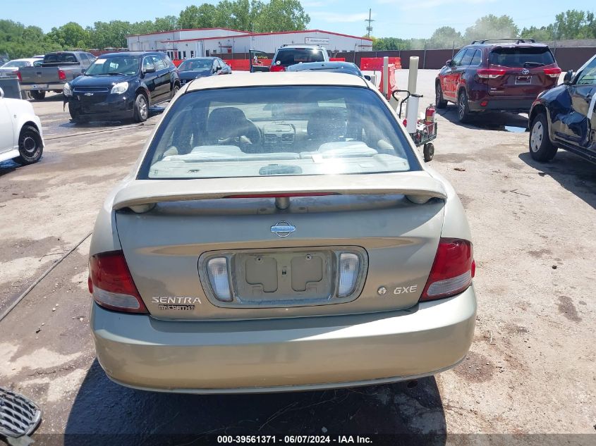 2002 Nissan Sentra Gxe VIN: 3N1CB51A72L554771 Lot: 39561371