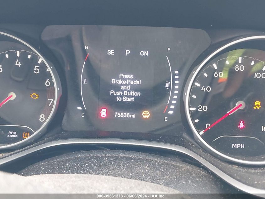 2018 Jeep Compass Latitude 4X4 VIN: 3C4NJDBB1JT201922 Lot: 39561378