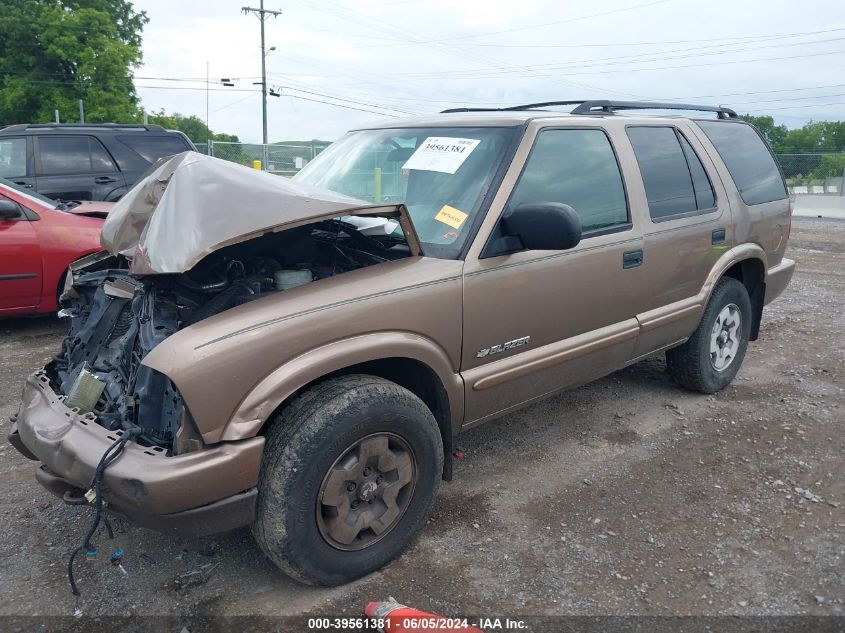 2004 Chevrolet Blazer Ls VIN: 1GNDT13X84K151256 Lot: 39561381