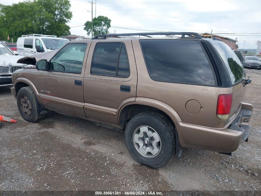 2004 Chevrolet Blazer Ls VIN: 1GNDT13X84K151256 Lot: 39561381