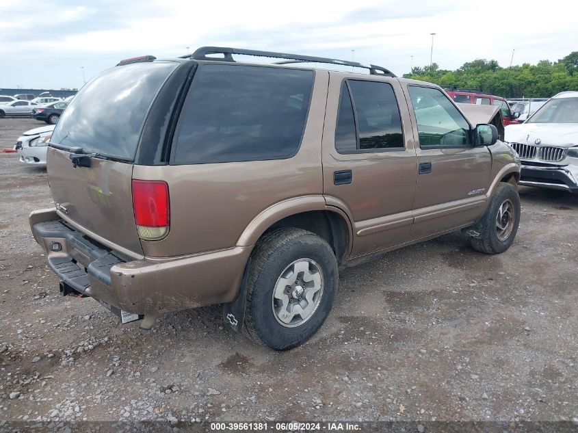 2004 Chevrolet Blazer Ls VIN: 1GNDT13X84K151256 Lot: 39561381