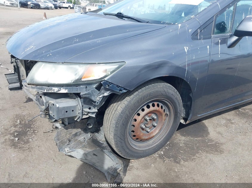 2013 Honda Civic Lx VIN: 19XFB2F56DE290549 Lot: 39561395