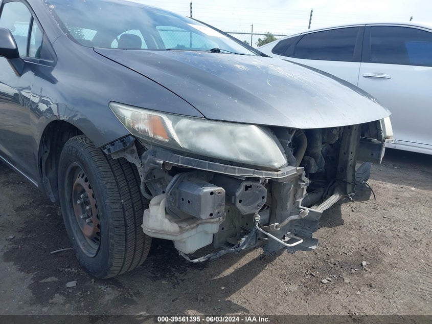 2013 Honda Civic Lx VIN: 19XFB2F56DE290549 Lot: 39561395