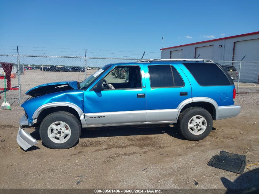 1995 Chevrolet Blazer VIN: 1GNDT13W5S2214012 Lot: 39561406