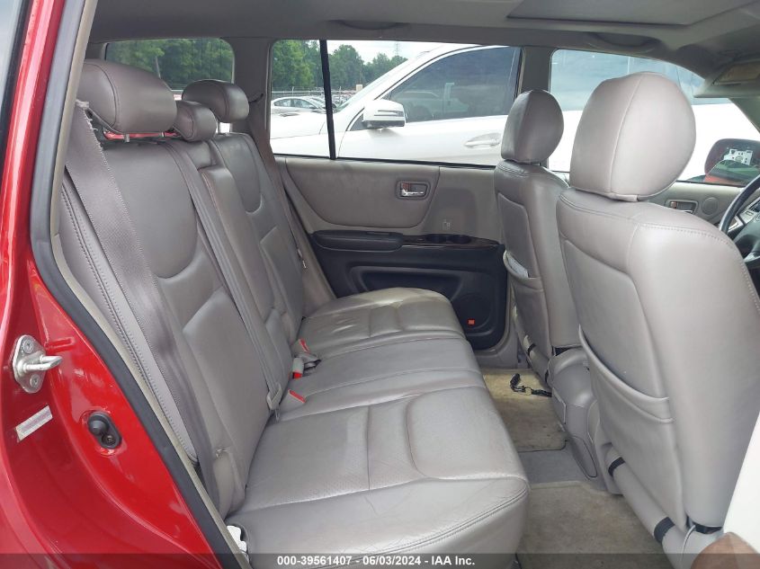 2003 Toyota Highlander Limited VIN: JTEGF21AX30079953 Lot: 39561407