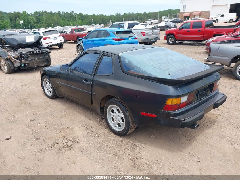 1985 Porsche 944 VIN: WP0AA0943FN453760 Lot: 39561411