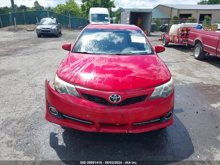 2014 Toyota Camry Se VIN: 4T1BF1FK7EU752828 Lot: 39561415