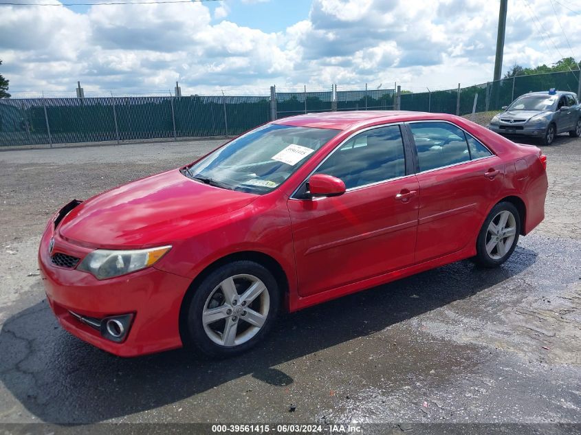 2014 Toyota Camry Se VIN: 4T1BF1FK7EU752828 Lot: 39561415