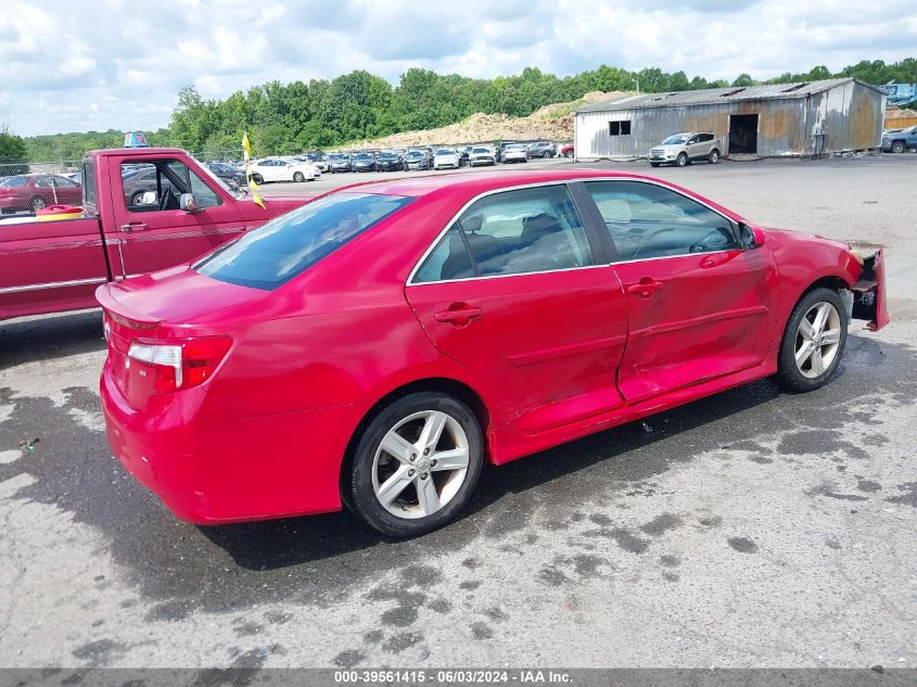 2014 Toyota Camry Se VIN: 4T1BF1FK7EU752828 Lot: 39561415