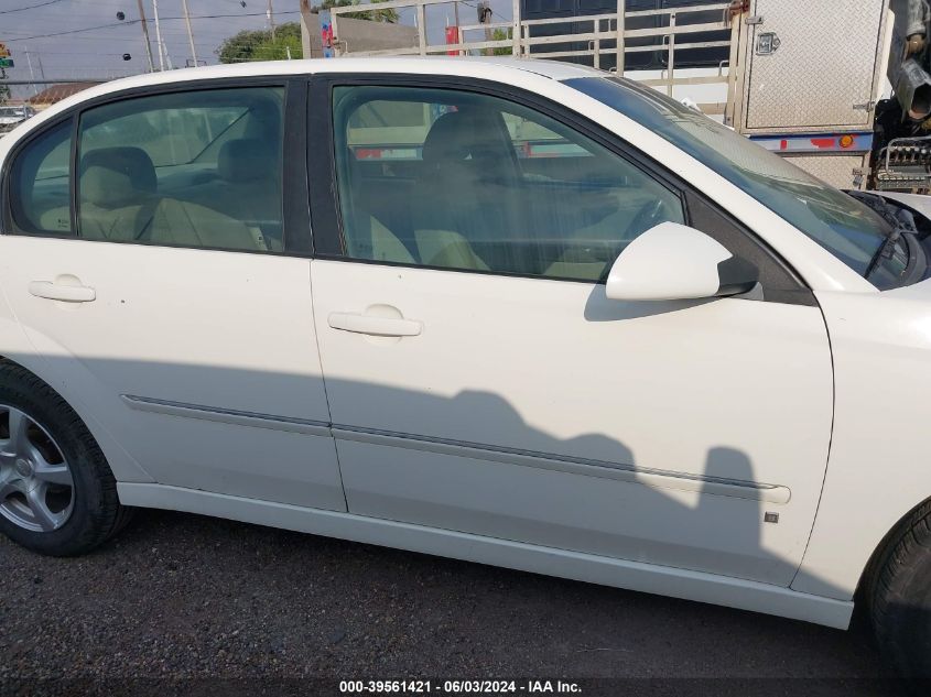 2006 Chevrolet Malibu Lt VIN: X1G1ZT53806F28899 Lot: 39561421