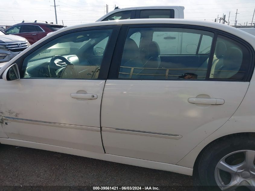 2006 Chevrolet Malibu Lt VIN: X1G1ZT53806F28899 Lot: 39561421