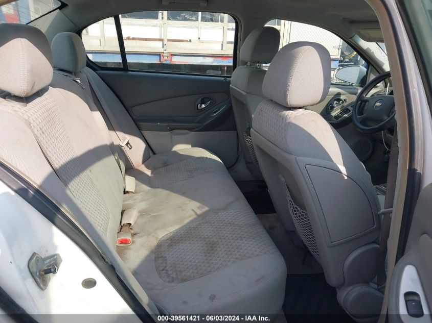 2006 Chevrolet Malibu Lt VIN: X1G1ZT53806F28899 Lot: 39561421