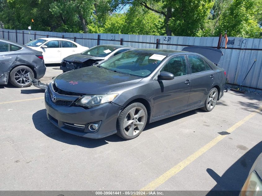 2012 Toyota Camry Se V6 VIN: 4T1BK1FK6CU014608 Lot: 39561441