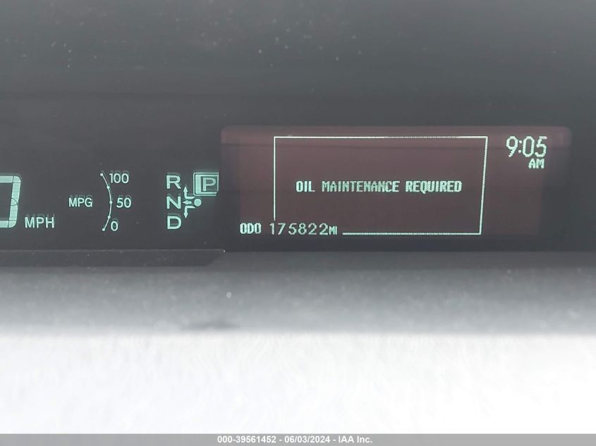 2010 Toyota Prius V VIN: JTDKN3DU9A0028504 Lot: 39561452