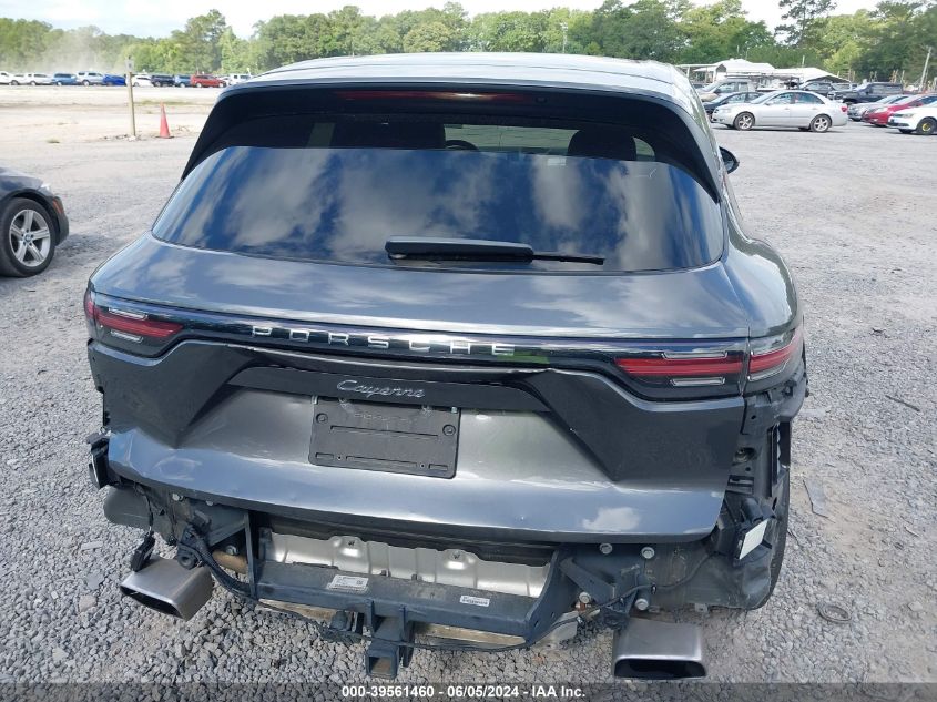 2020 Porsche Cayenne VIN: WP1AA2AY5LDA10598 Lot: 39561460