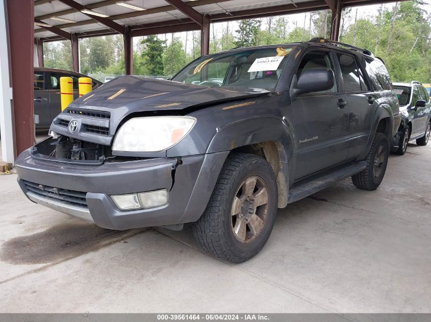 2004 Toyota 4Runner Sr5 V6 VIN: JTEBU14R740053307 Lot: 39561464