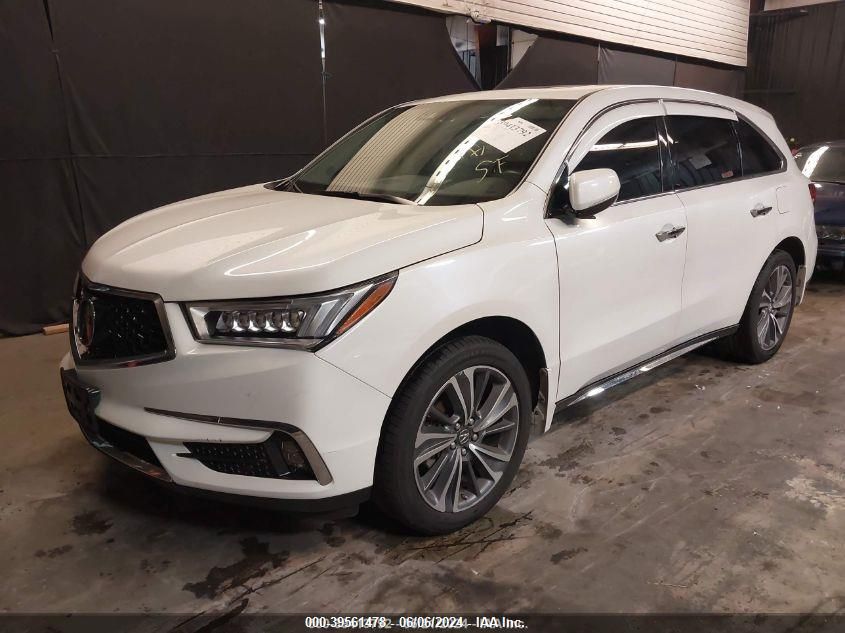 2019 Acura Mdx Tech Pkg VIN: 5J8YD4H56KL019086 Lot: 39561478