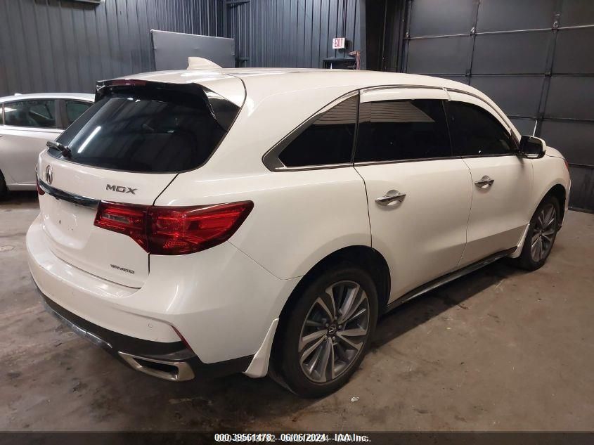 2019 Acura Mdx Tech Pkg VIN: 5J8YD4H56KL019086 Lot: 39561478