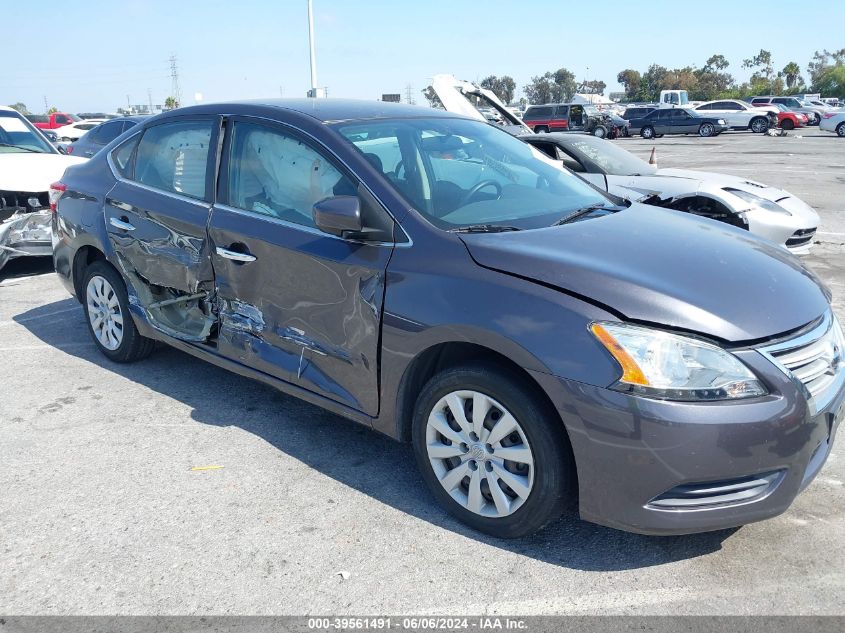 2014 Nissan Sentra Sv VIN: 3N1AB7AP7EL693391 Lot: 39561491