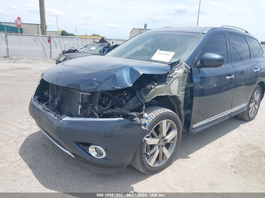 2013 Nissan Pathfinder S/Sv/Sl/Platinum VIN: 5N1AR2MN4DC655404 Lot: 39561503