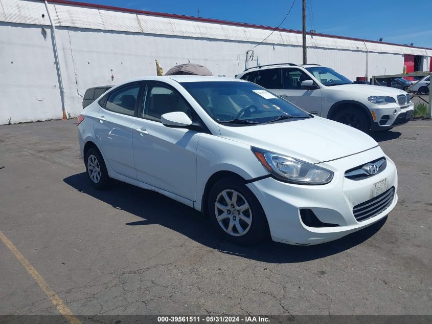 2014 Hyundai Accent Gls VIN: KMHCT4AE1EU753456 Lot: 39561511