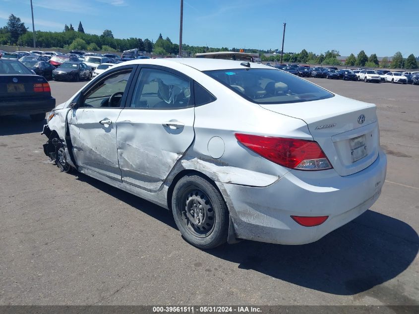 2014 Hyundai Accent Gls VIN: KMHCT4AE1EU753456 Lot: 39561511