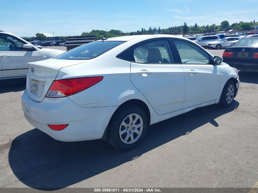 2014 Hyundai Accent Gls VIN: KMHCT4AE1EU753456 Lot: 39561511