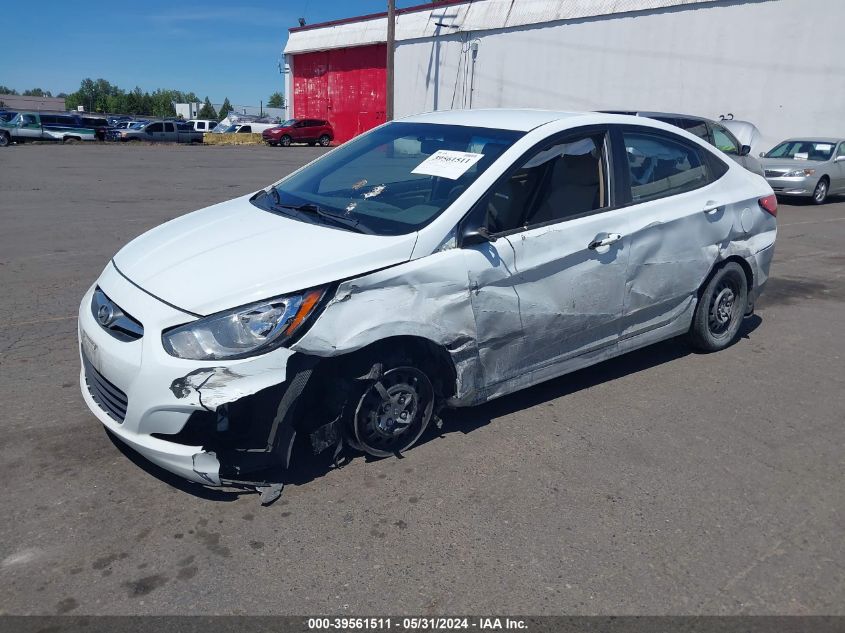 2014 Hyundai Accent Gls VIN: KMHCT4AE1EU753456 Lot: 39561511