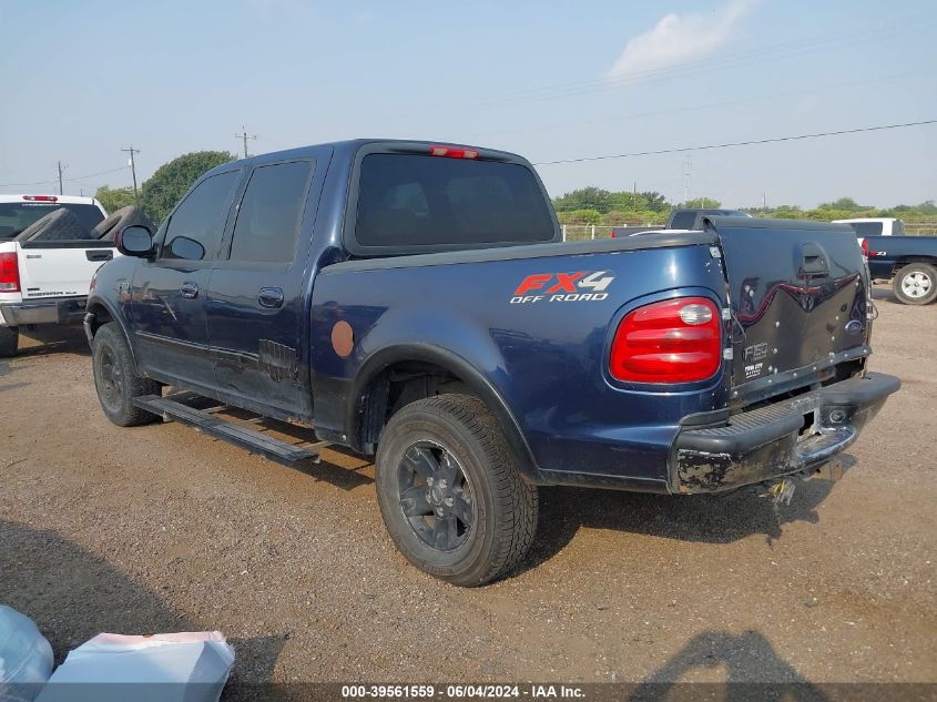 2003 Ford F-150 Lariat/Xlt VIN: 1FTRW08L43KA59145 Lot: 39561559