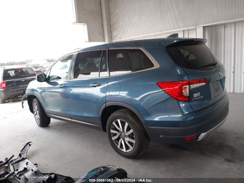 2020 Honda Pilot Exl VIN: 5FNYF5H52LB016298 Lot: 39561562