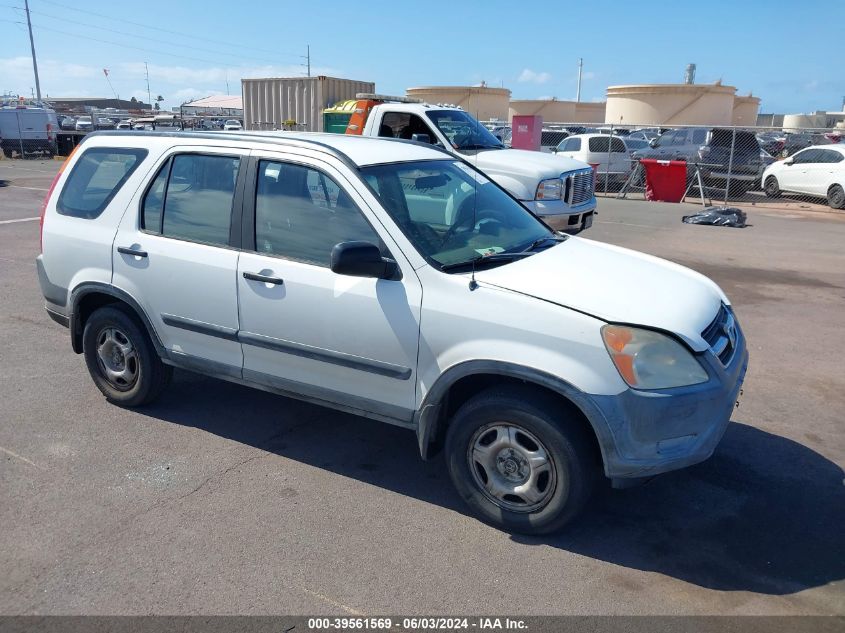 2002 Honda Cr-V Lx VIN: JHLRD68452C020805 Lot: 39561569