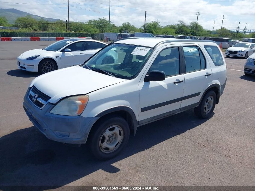 2002 Honda Cr-V Lx VIN: JHLRD68452C020805 Lot: 39561569